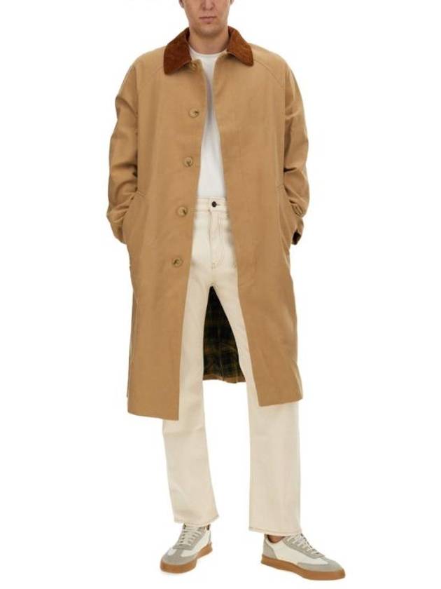 Gaspard Raglan Sleeve Single Coat Beige - A.P.C. - BALAAN 5