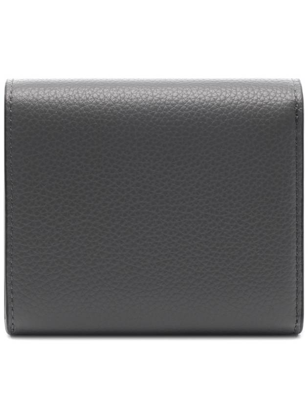 Continental French Classic Grain Half Wallet Dark Grey - MULBERRY - BALAAN 5