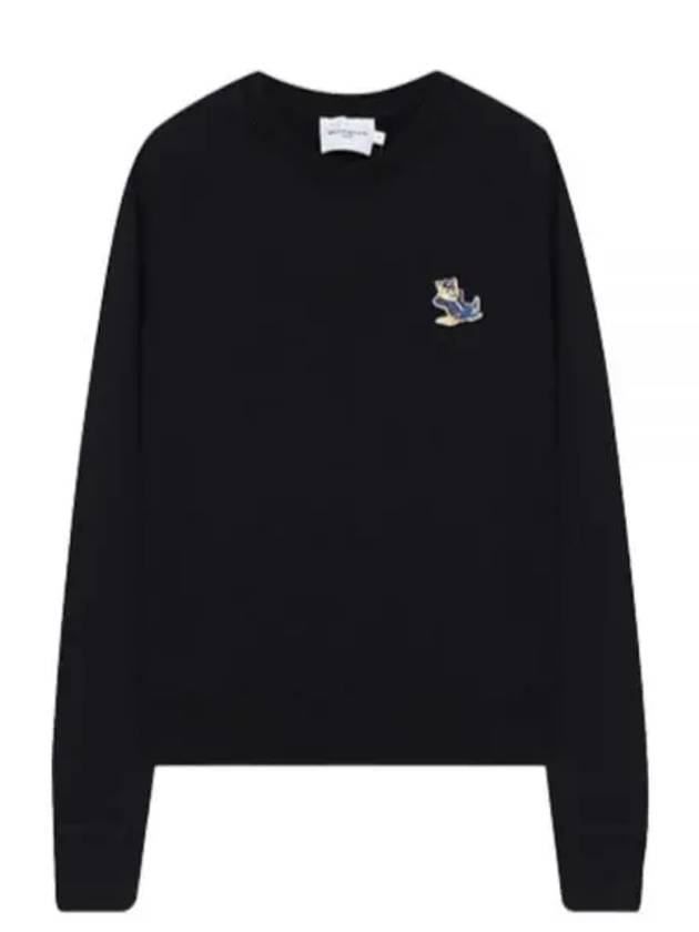 Dressed Fox Patch Sweatshirt Black - MAISON KITSUNE - BALAAN 2