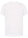 Logo Embroidery Short Sleeve T Shirt White - EMPORIO ARMANI - BALAAN 4