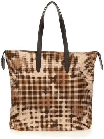 Dries Van Noten Printed Cotton Denim Tote Bag - DRIES VAN NOTEN - BALAAN 1