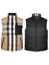 Reversible Check Nylon Padding Vest Archive Beige - BURBERRY - BALAAN 7