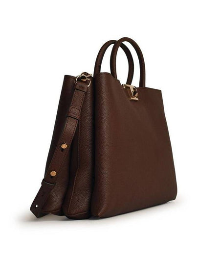 Tod'S Medium 'T Timeless' Brown Leather Bag - TOD'S - BALAAN 2