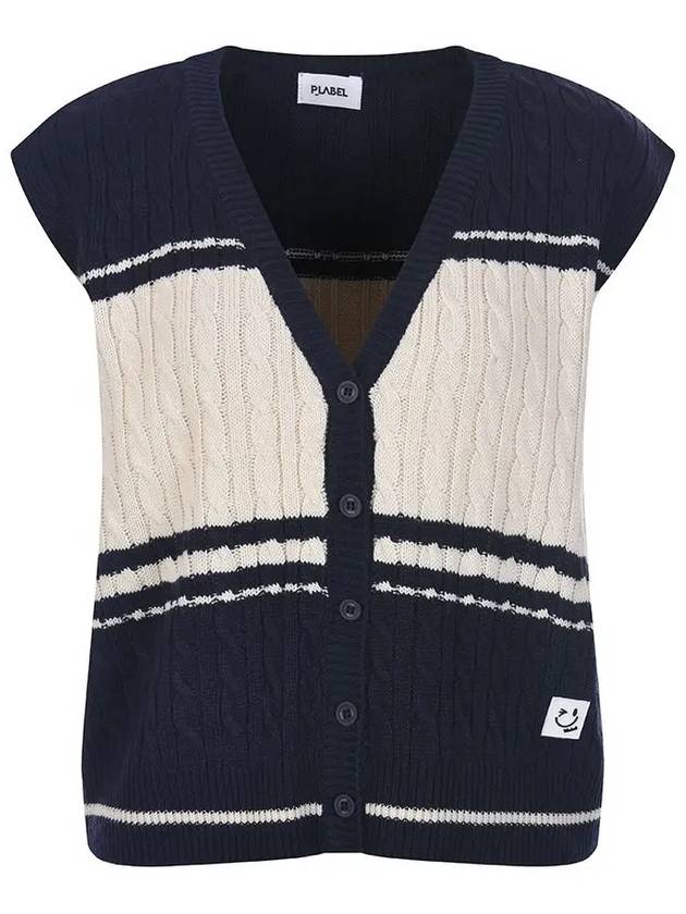 Color block knit vest MZ3AV710 - P_LABEL - BALAAN 6