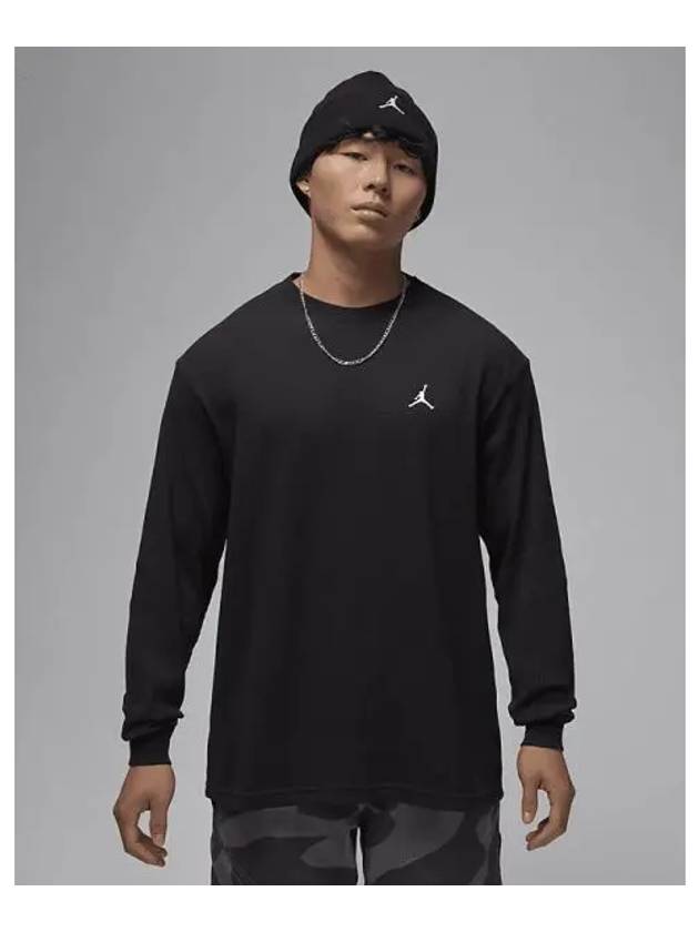 Jordan Essential Long Sleeve T-Shirt Black - NIKE - BALAAN 2