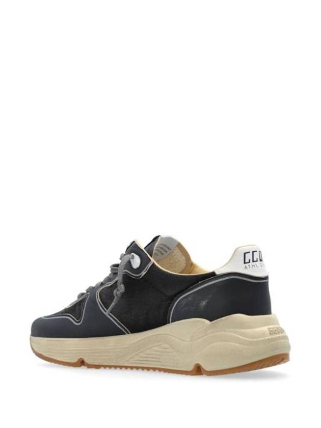 Running Sole Leather Low Top Sneakers Navy - GOLDEN GOOSE - BALAAN 4