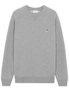 Grey Fox Head Patch Classic Sweatshirt Grey Melange - MAISON KITSUNE - BALAAN 3