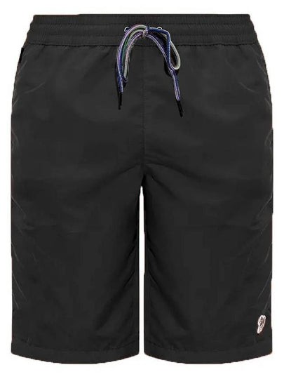 Zebra Logo Patch Swim Shorts Black - PAUL SMITH - BALAAN 2