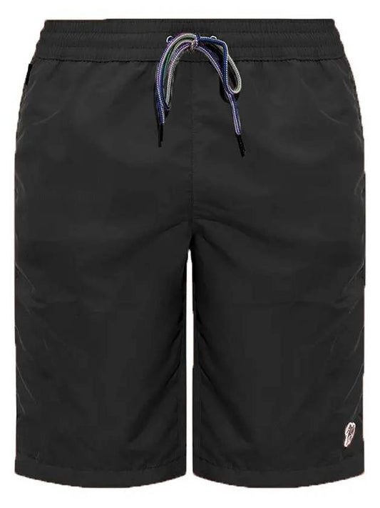 Zebra Logo Patch Swim Shorts Black - PAUL SMITH - BALAAN 2