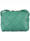 Cassette Intrecciato Small Cross Bag Green - BOTTEGA VENETA - BALAAN 2