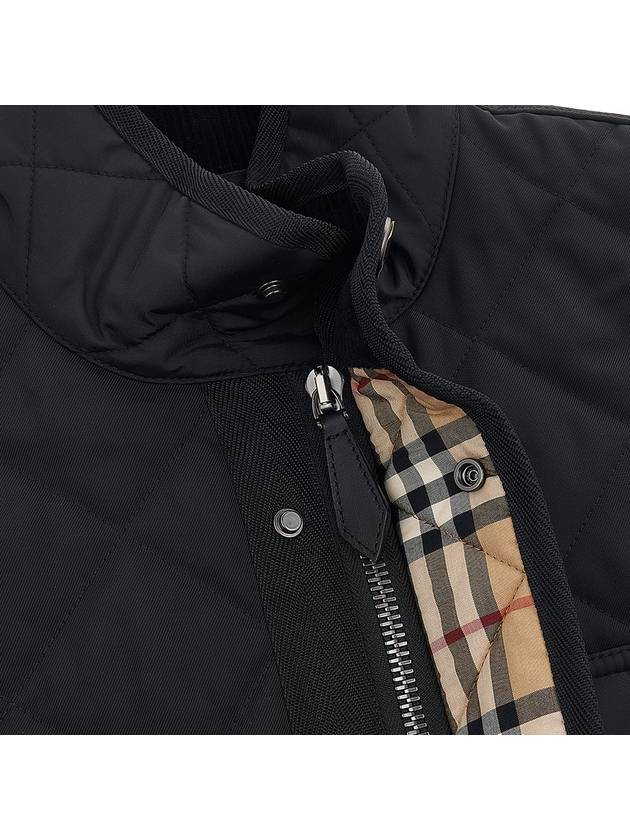 Diamond Quilted Thermoregulated Vest Black - BURBERRY - BALAAN 9