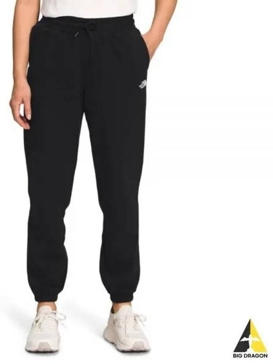 Women's Half Dome Fleece Sweat Track Pants Black - THE NORTH FACE - BALAAN 2