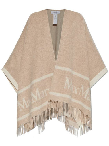 Max Mara Poncho Hilde, Women's, Beige - MAX MARA - BALAAN 1