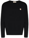 Fox Head Patch Regular Long Sleeve T-Shirt Black - MAISON KITSUNE - BALAAN 2