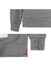 4 Bar Stripe Cashmere Hoodie Grey - THOM BROWNE - BALAAN 6