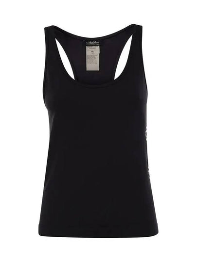 FORTUNA logo sleeveless top black 2429946011 005 - MAX MARA - BALAAN 2