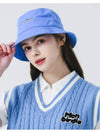 Script color bucket hat BLUE - MONBIRDIE GOLF - BALAAN 5