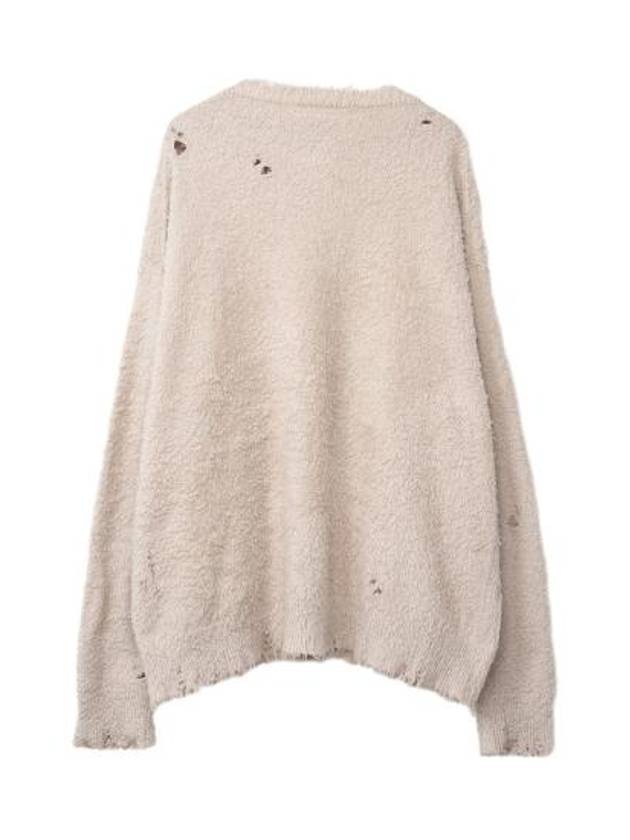 Brush Cotton Knit Top Beige - MAISON MIHARA YASUHIRO - BALAAN 3