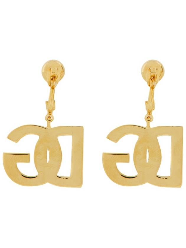 DG logo drop earrings gold - DOLCE&GABBANA - BALAAN 5