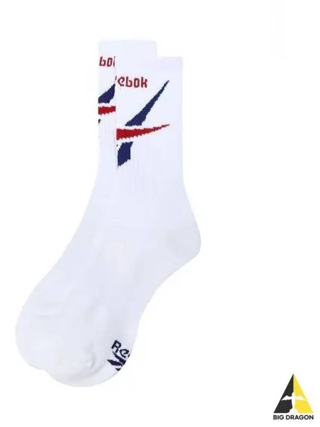 Big Vector Crew Socks White - REEBOK - BALAAN 1