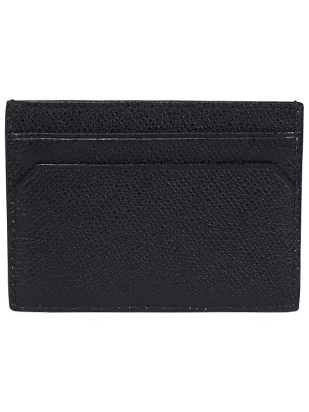 Tar Embossed Leather Card Wallet Black - BALLY - BALAAN 5