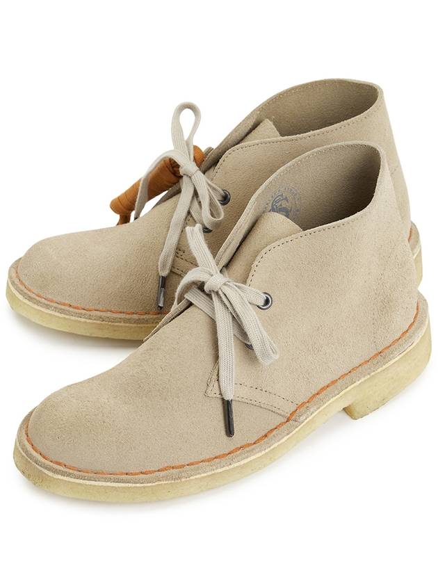 leather middle boots beige - CLARKS - BALAAN 2