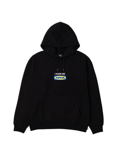 Men's Embroidery Cotton Hoodie Black - STOCKHOLM SYNDROME - BALAAN 2