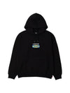 Men's Embroidery Cotton Hoodie Black - STOCKHOLM SYNDROME - BALAAN 1