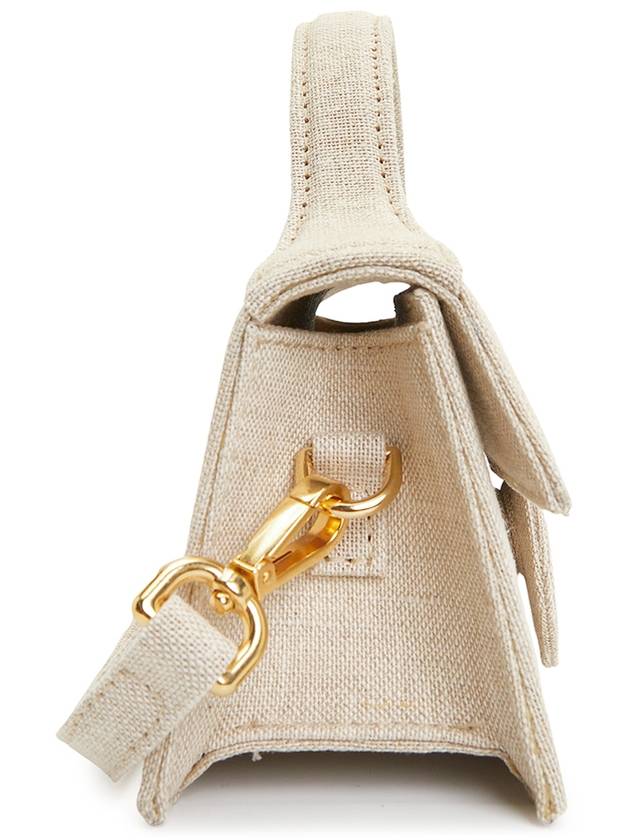 Le Bambino Mini Flap Tote Bag Light Greige - JACQUEMUS - BALAAN 4