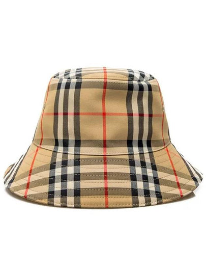 Kids Vintage Check Bucket Hat Beige - BURBERRY - BALAAN 2