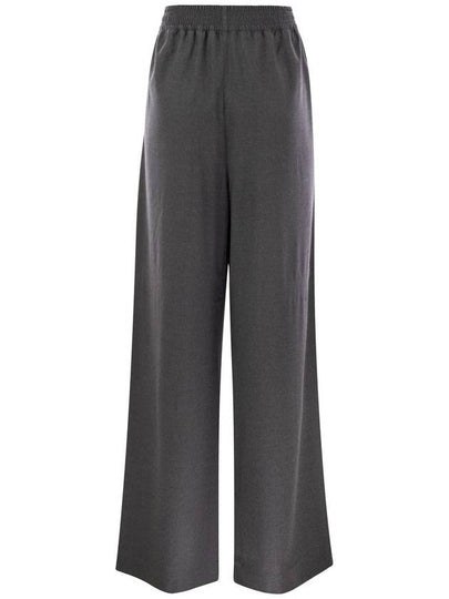 Wide flannel trousers - FABIANA FILIPPI - BALAAN 2