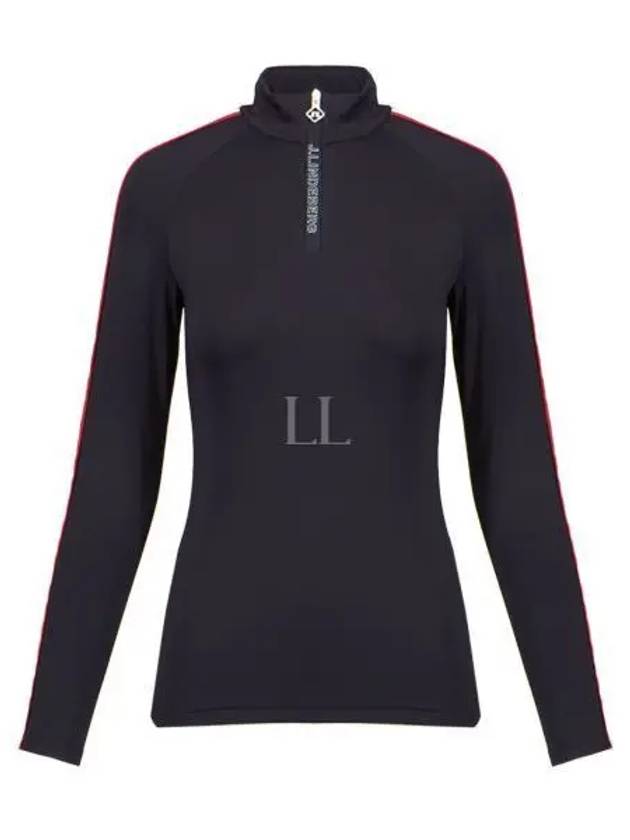 Women's Cora Mid Layer Long Sleeve T-Shirt Navy - J.LINDEBERG - BALAAN 2