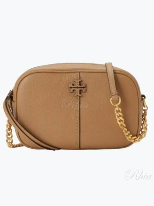 McGraw Logo Camera Shoulder Bag Brown - TORY BURCH - BALAAN 2