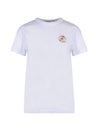 Flower Fox Patch Classic Short Sleeve T-Shirt White - MAISON KITSUNE - BALAAN 1