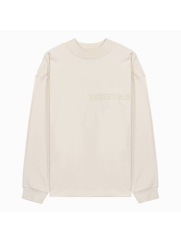 Logo Cotton Long Sleeve T-Shirt Cream - FEAR OF GOD - BALAAN 1