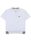 Loose fit poly golf t-shirt WHITE - WHITEBALL - BALAAN 7