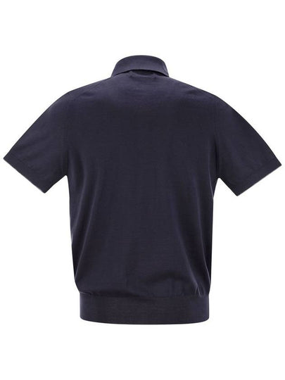 Lightweight cotton knit polo shirt - BRUNELLO CUCINELLI - BALAAN 2