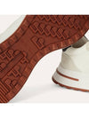 Weekend Work Sneakers Calfskin Suede Ivory - LORO PIANA - BALAAN 4
