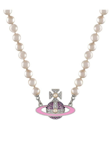 Roxanne Pearl Necklace Silver - VIVIENNE WESTWOOD - BALAAN 1