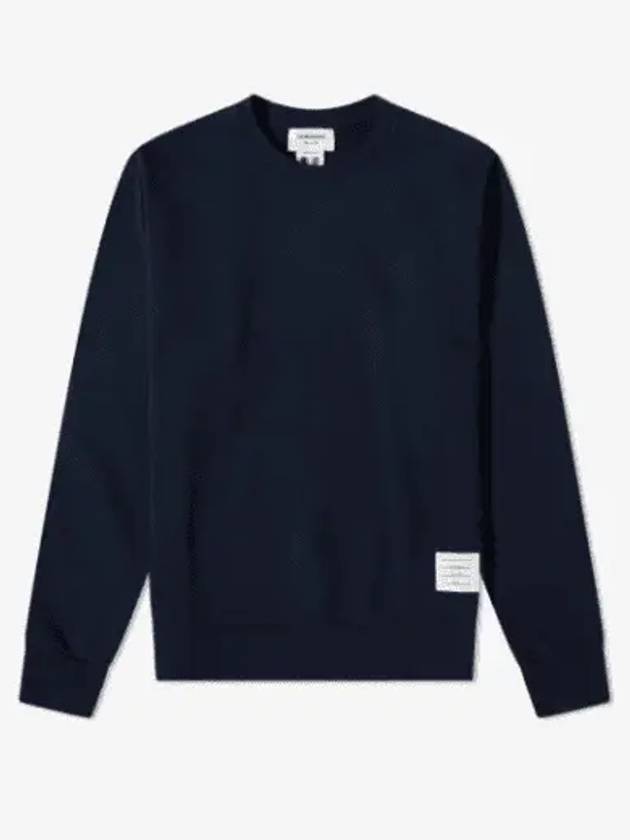 Center Back Stripe Crewneck Sweatshirt Navy - THOM BROWNE - BALAAN 2