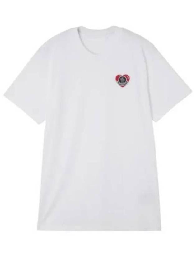 Short Sleeve T Shirt 8C00021 8390T 00A White - MONCLER - BALAAN 1