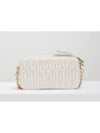 Matelasse Nappa Leather Mini Bag White - MIU MIU - BALAAN 3