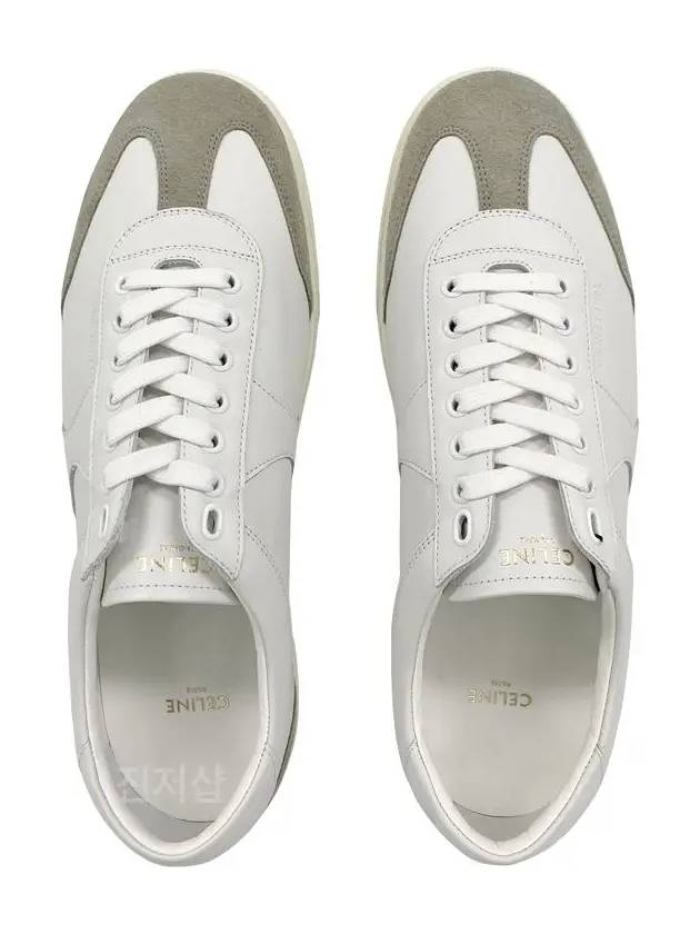 Men's Triomphe Low Top Sneakers White - CELINE - BALAAN 4