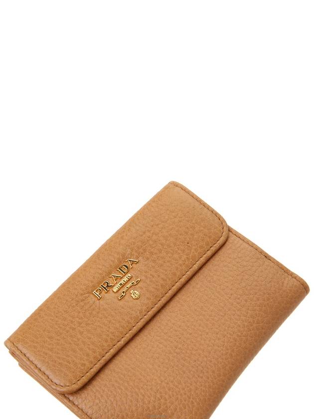 Vintage Cervo Half Wallet 1M0523 Gold - PRADA - BALAAN 9