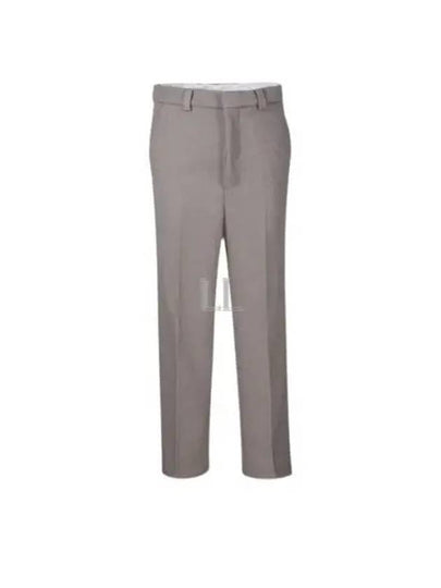 Wool Wide Pants Grey - AMI - BALAAN 2