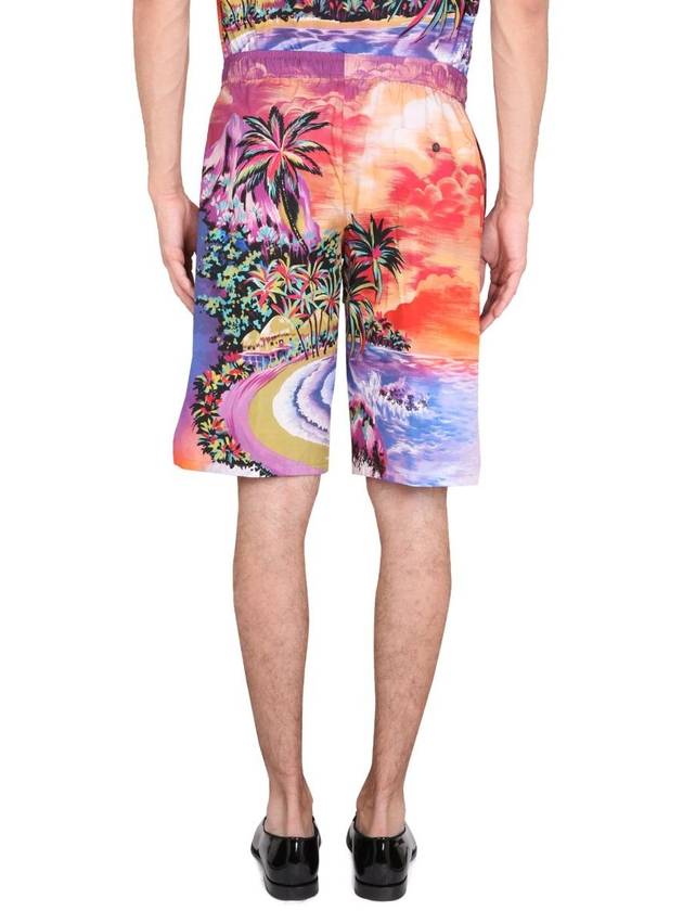 Men's Hawaiian Print Shorts - DOLCE&GABBANA - BALAAN 5