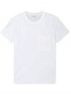 Pocket Cotton Jersey Short Sleeve T-shirt White - MAX MARA - BALAAN 2