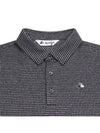 Men s modified houndstooth pattern jaggaard t shirt 9334GXZN BLACK - BLACK&WHITE - BALAAN 3