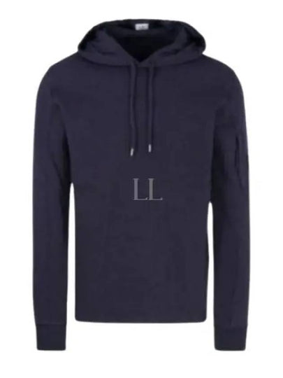 Lens Wappen Light Fleece Hoodie Navy - CP COMPANY - BALAAN 2