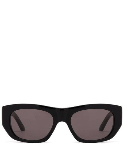 Eyewear Logo Print Geometric Frame Sunglasses AM0450S - ALEXANDER MCQUEEN - BALAAN 2